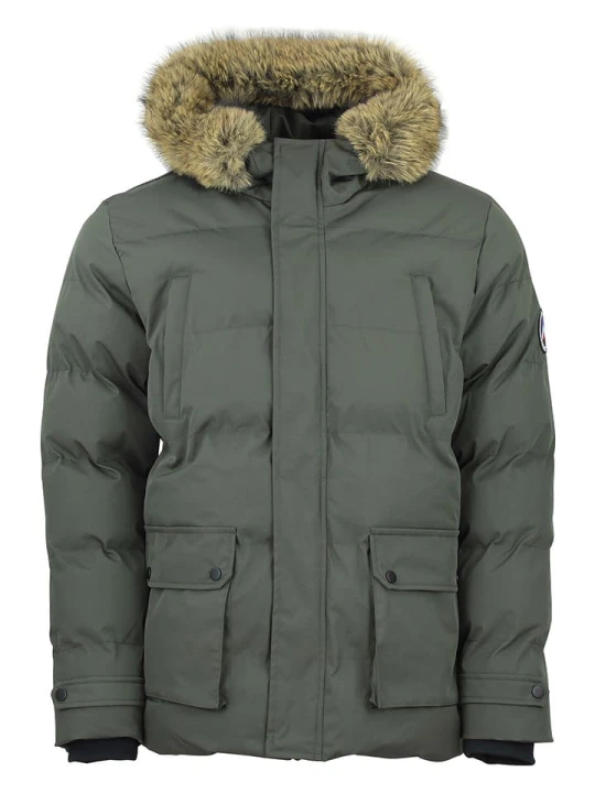 Zdjęcie produktu Peak Mountain Kurtka zimowa "Canabel" w kolorze khaki rozmiar: XL