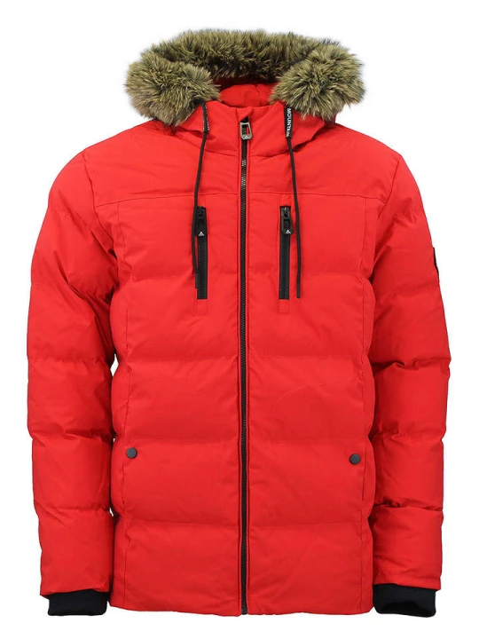 Zdjęcie produktu Peak Mountain Kurtka zimowa "Canory" w kolorze czerwonym rozmiar: M