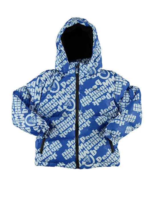 Zdjęcie produktu Peak Mountain Kurtka zimowa w kolorze niebiesko-białym rozmiar: 104