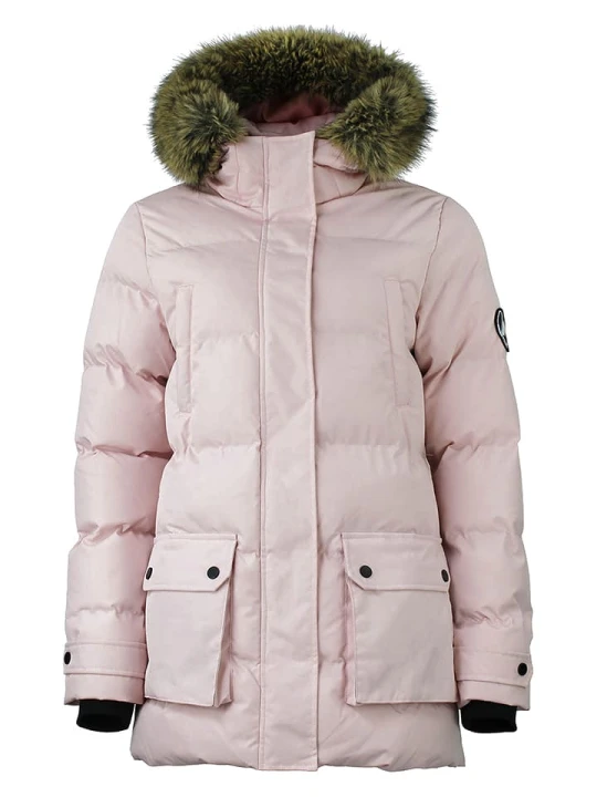 Zdjęcie produktu Peak Mountain Parka "Anabel" w kolorze jasnoróżowym rozmiar: L