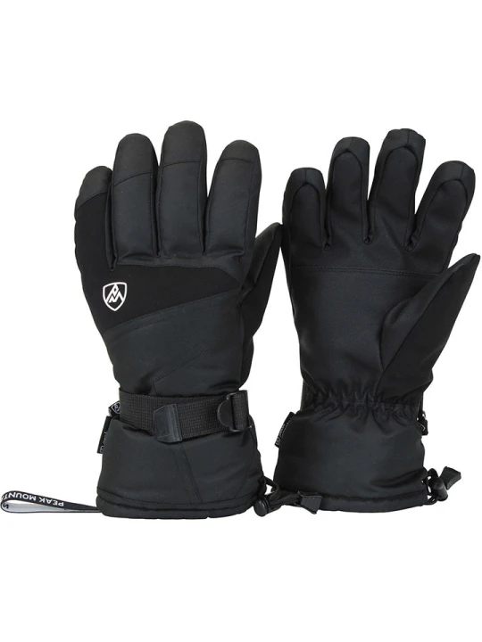 Zdjęcie produktu Peak Mountain Rękawiczki narciarskie "Mister" w kolorze czarnym rozmiar: M/L