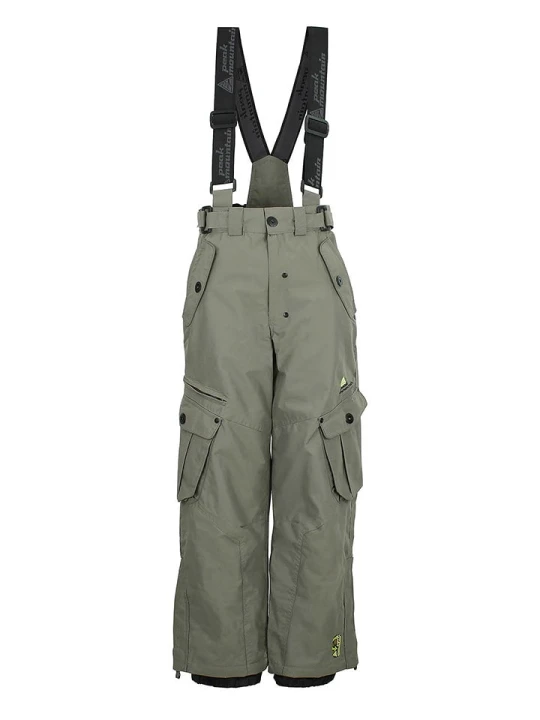 Zdjęcie produktu Peak Mountain Spodnie narciarskie "Ecelto" w kolorze khaki rozmiar: 164