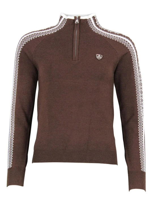 Zdjęcie produktu Peak Mountain Sweter "Adomino" w kolorze brązowym rozmiar: M