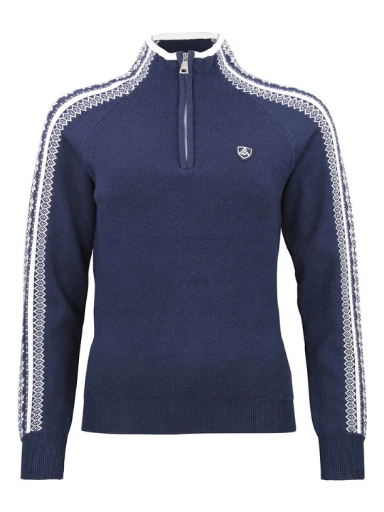 Zdjęcie produktu Peak Mountain Sweter "Adomino" w kolorze granatowym rozmiar: S