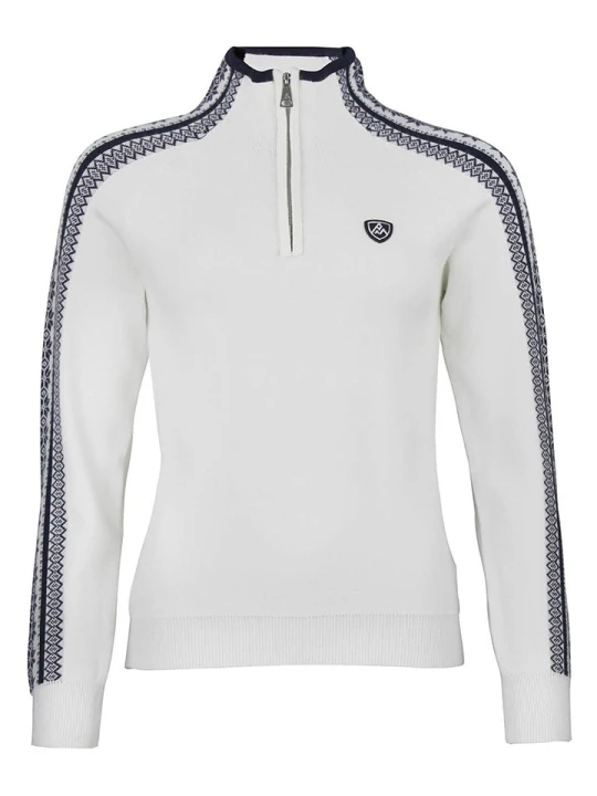 Zdjęcie produktu Peak Mountain Sweter "Adomino" w kolorze kremowym rozmiar: S