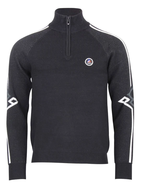 Zdjęcie produktu Peak Mountain Sweter "Ciao" w kolorze czarnym rozmiar: M