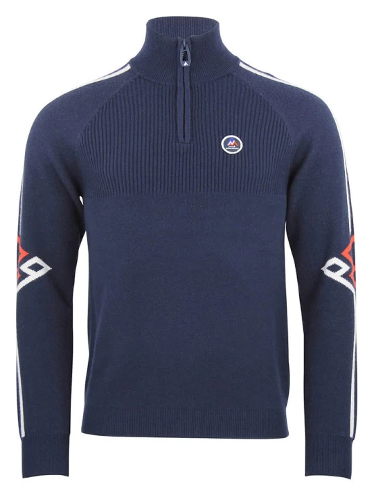 Zdjęcie produktu Peak Mountain Sweter "Ciao" w kolorze granatowym rozmiar: XXL