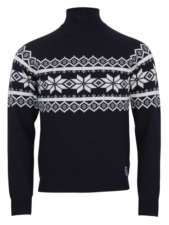 Zdjęcie produktu Peak Mountain Sweter "Clyde" w kolorze granatowym rozmiar: L