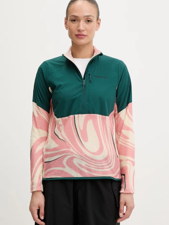 Zdjęcie produktu Peak Performance bluza sportowa damska polarowa Freelight Alpha zielony
