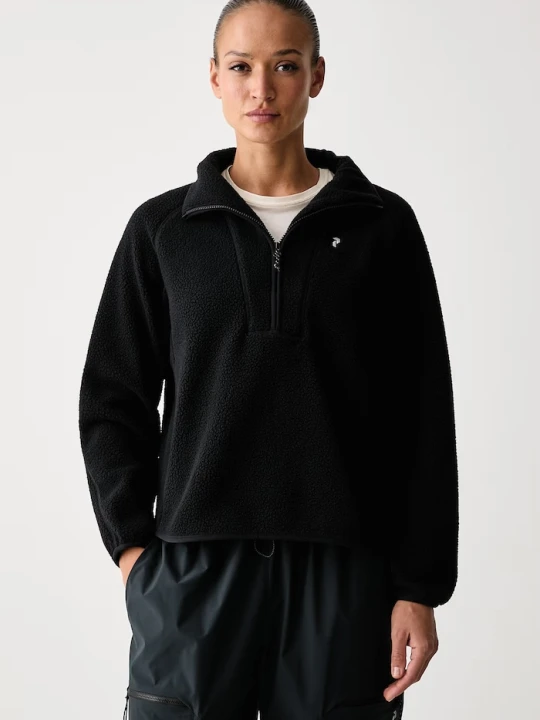 Zdjęcie produktu Peak Performance bluza sportowa damska polarowa NatureRush czarny