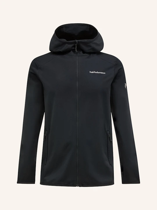 Zdjęcie produktu Peak Performance Kurtka Jako Warstwa Środkowa Light Zip Hood schwarz CZARNY