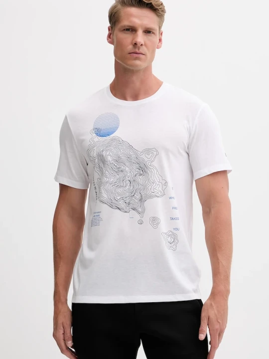 Zdjęcie produktu Peak Performance T-shirt męski Explore Graphic biały