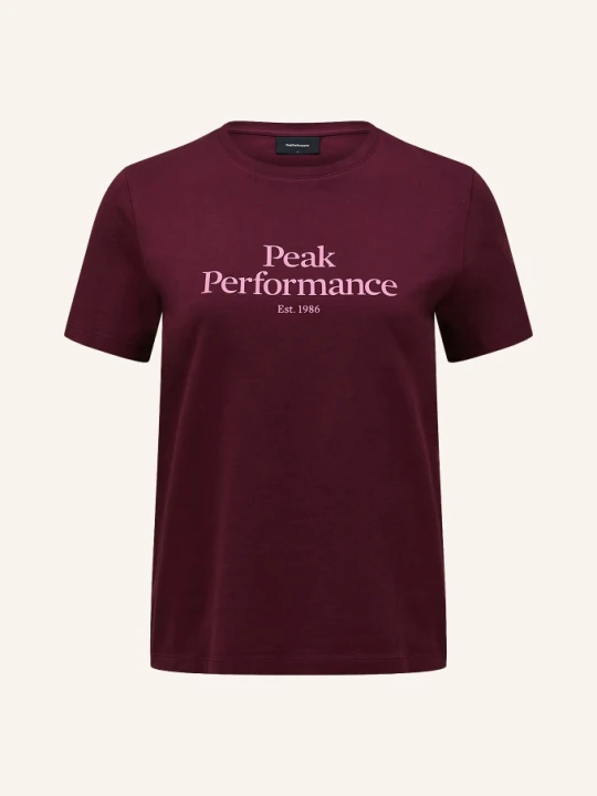 Zdjęcie produktu Peak Performance T-Shirt Original Tee rot CIEMNOCZERWONY