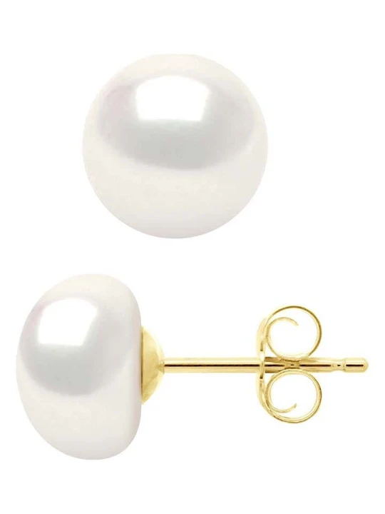 Zdjęcie produktu Pearl Addict Kolczyki-wkrętki w kolorze białym z perłami rozmiar: onesize