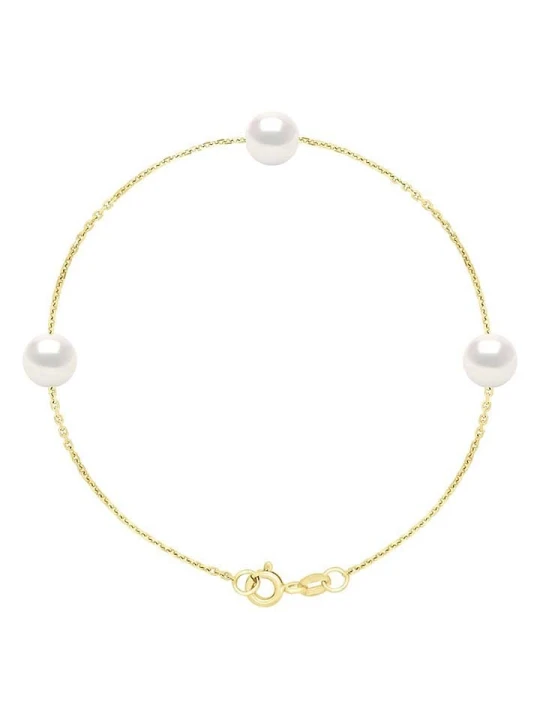 Zdjęcie produktu Pearl Addict Złota bransoletka z perłami rozmiar: onesize