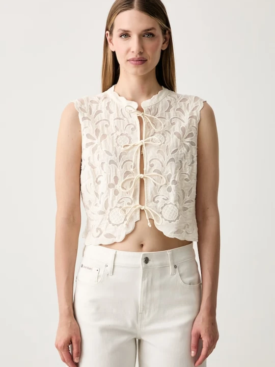 Zdjęcie produktu Pedro del Hierro bluzka damska bawełniana beżowy