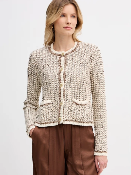 Zdjęcie produktu Pedro del Hierro kardigan damski bawełniany beżowy