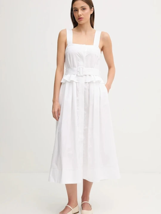 Zdjęcie produktu Pedro del Hierro sukienka bawełniana biały