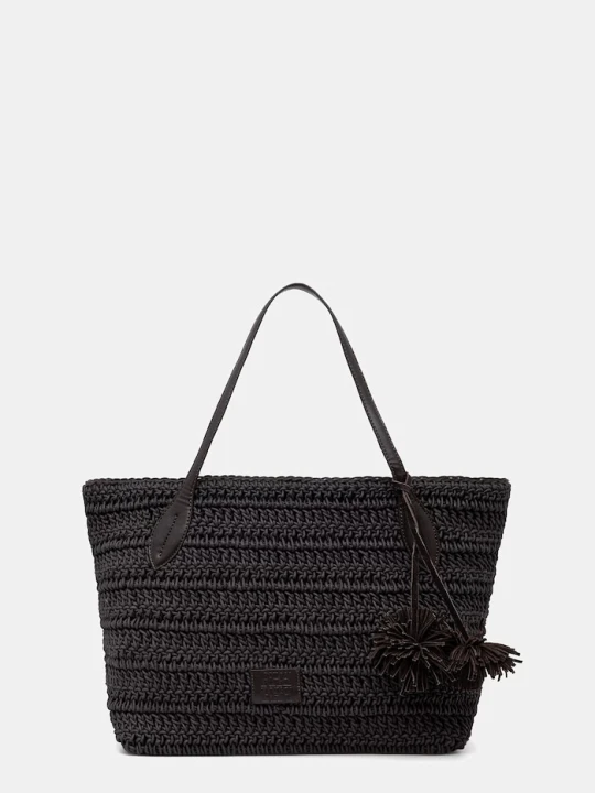 Zdjęcie produktu Pedro del Hierro torebka shopper damska bawełniana czarny