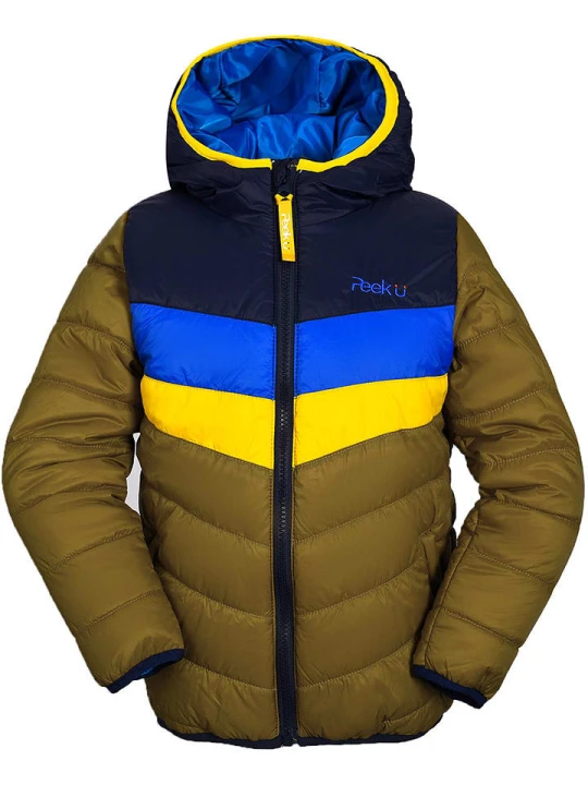 Zdjęcie produktu Peek U Całoroczna kurtka pikowana "Baz" w kolorze khaki rozmiar: 140