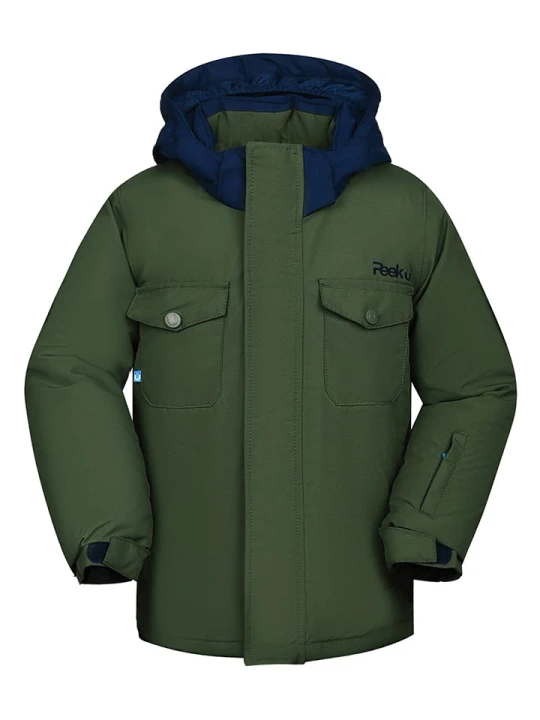 Zdjęcie produktu Peek U Kurtka narciarska "Branton" w kolorze khaki rozmiar: 152