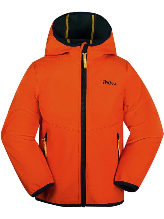 Zdjęcie produktu Peek U Kurtka softshellowa "Koa" w kolorze pomarańczowym rozmiar: 92