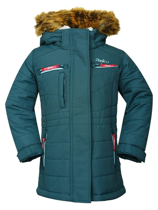 Zdjęcie produktu Peek U Parka zimowa "Frankie" w kolorze zielonym rozmiar: 152