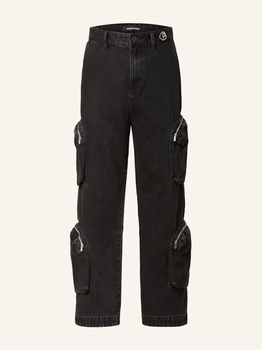 Zdjęcie produktu Pegador Jeansy Bojówki Yarvite Regular Fit schwarz 002 washed black