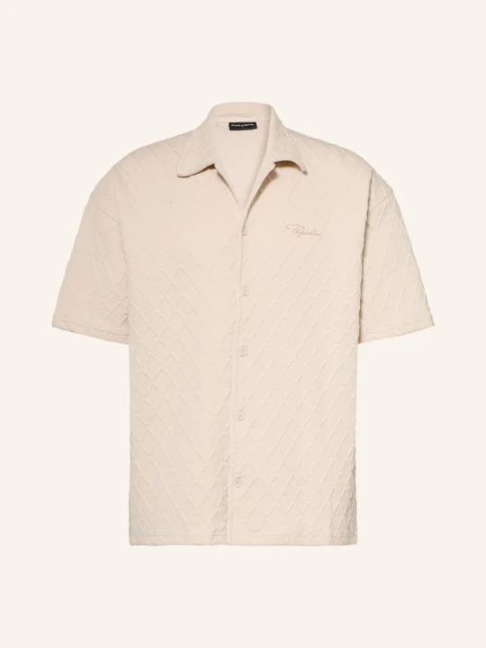 Zdjęcie produktu Pegador Koszula Z Krótkim Rękawem Jovren Comfort Fit beige