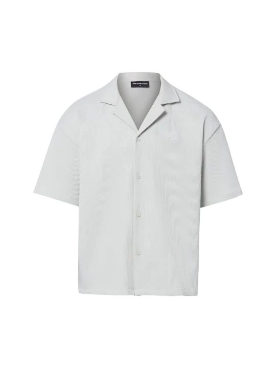 Zdjęcie produktu PEGADOR koszula casual - plisa Troy Mężczyźni Comfort Fit szary