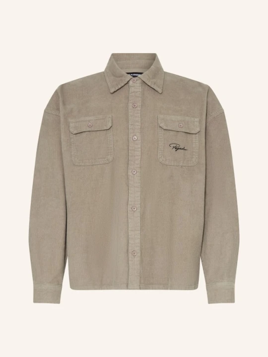 Zdjęcie produktu Pegador Oversized-Overshirt Bilaspur Comfort Fit Z Sztruksu grau SZARY