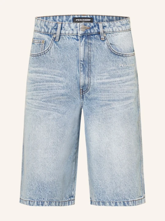 Zdjęcie produktu Pegador Szorty Dżinsowe Kolar blau 633 Sprayed Washed Blue