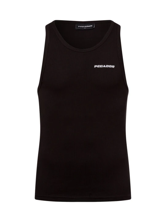 Zdjęcie produktu PEGADOR Tank top Mężczyźni Bawełna czarny