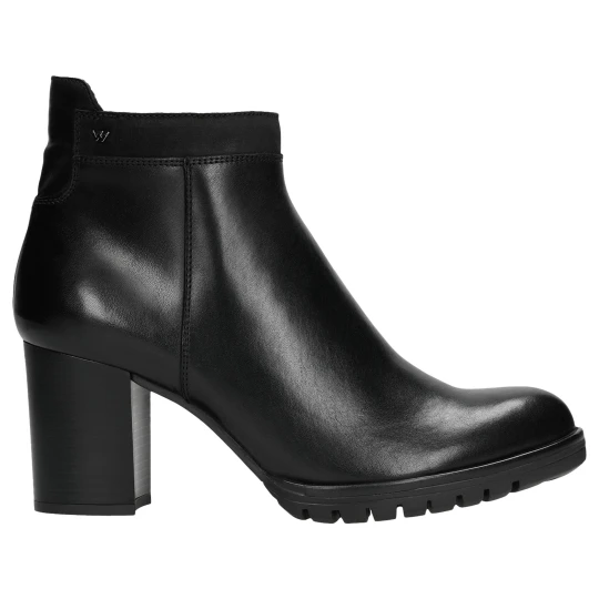 Zdjęcie produktu Czarne eleganckie botki damskie na zime 55062-71 Wojas