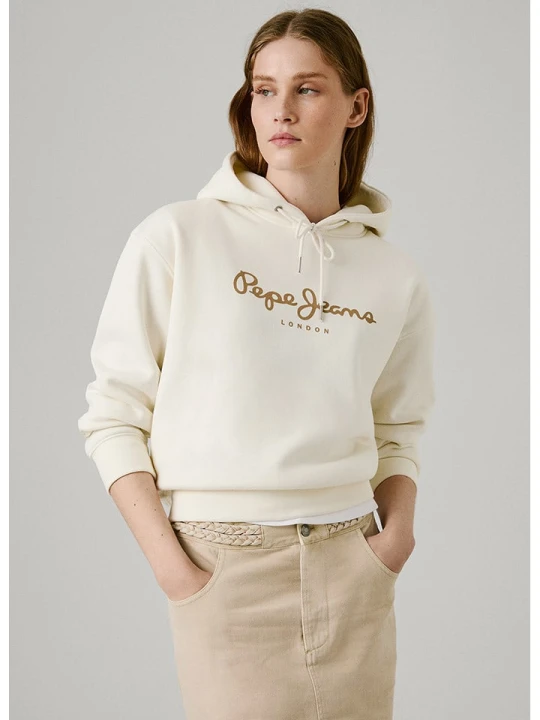 Zdjęcie produktu Pepe Jeans Bluza "Baddy" w kolorze kremowym rozmiar: XL