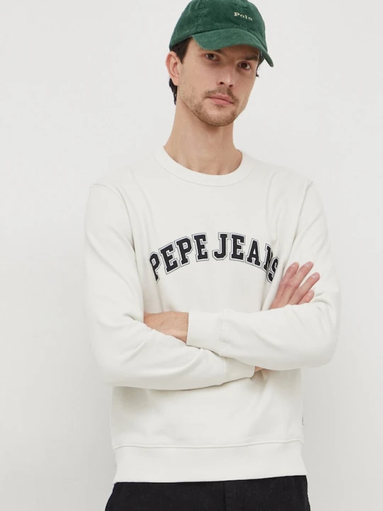 Zdjęcie produktu Pepe Jeans bluza bawełniana Raven beżowy