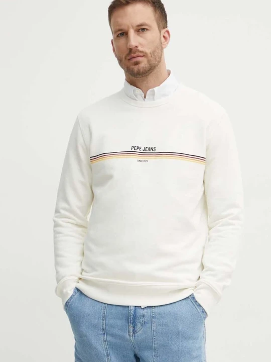 Zdjęcie produktu Pepe Jeans bluza bawełniana SANDER beżowy