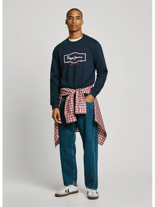 Zdjęcie produktu Pepe Jeans Bluza "Daxton" w kolorze granatowym rozmiar: XL
