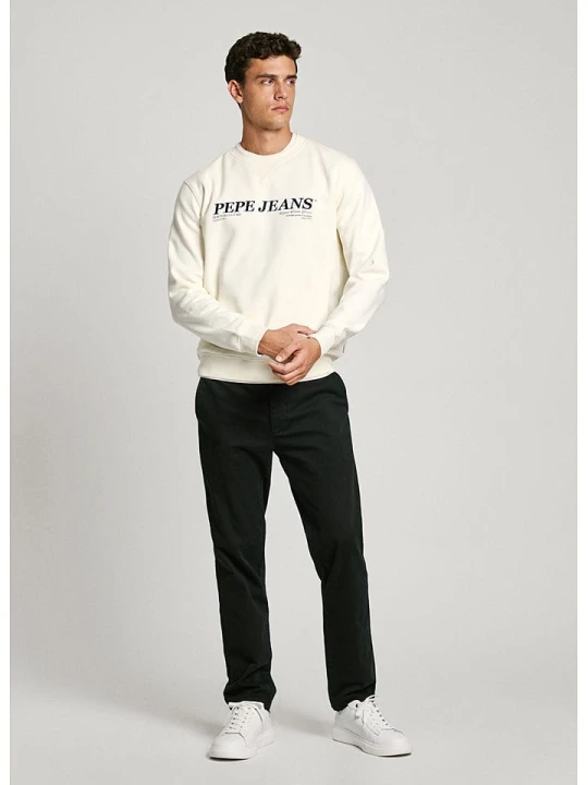 Zdjęcie produktu Pepe Jeans Bluza "Dylan" w kolorze kremowym rozmiar: L