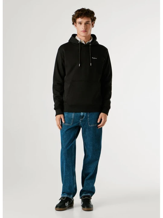 Zdjęcie produktu Pepe Jeans Bluza "Griffin" w kolorze czarnym rozmiar: L