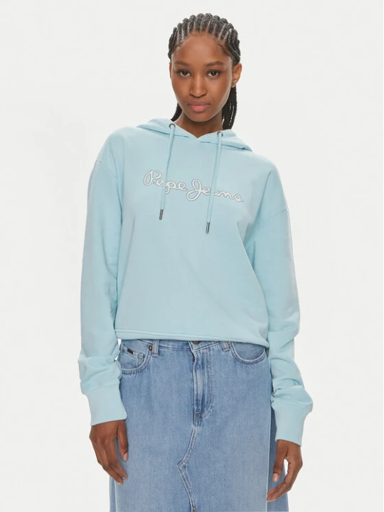 Zdjęcie produktu Pepe Jeans Bluza Lana Hoodie PL581440 Niebieski Regular Fit