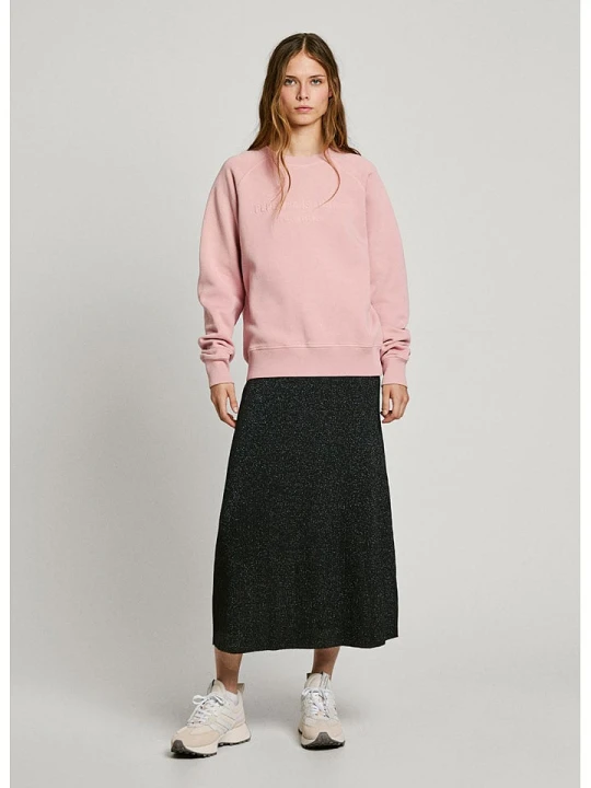 Zdjęcie produktu Pepe Jeans Bluza "Lindy" w kolorze jasnoróżowym rozmiar: S