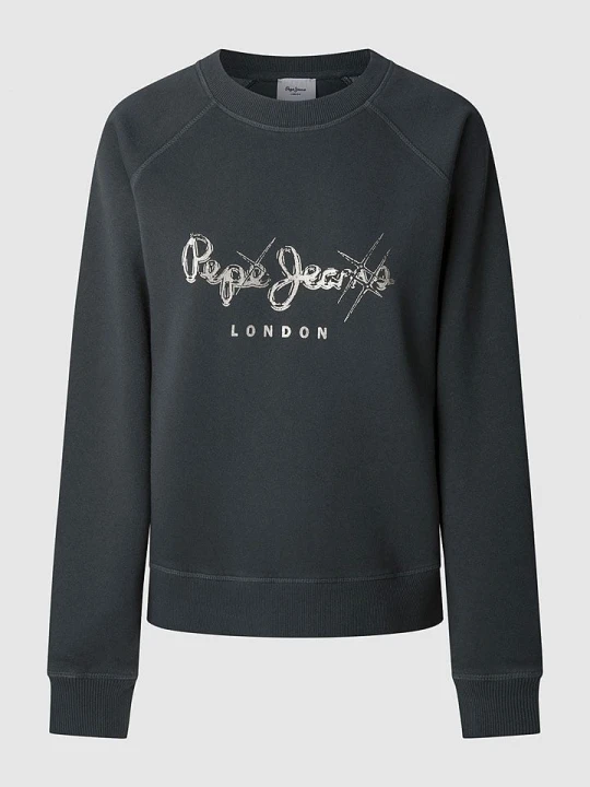 Zdjęcie produktu Pepe Jeans Bluza "Lupita" w kolorze czarnym rozmiar: XL