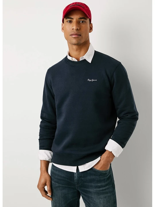 Zdjęcie produktu Pepe Jeans Bluza "Macbeth" w kolorze granatowym rozmiar: XXL