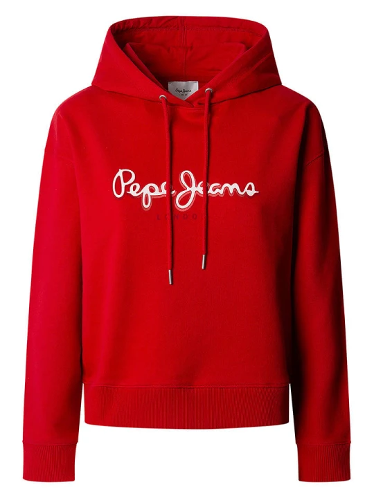 Zdjęcie produktu Pepe Jeans Bluza "Maddy" w kolorze czerwonym rozmiar: M
