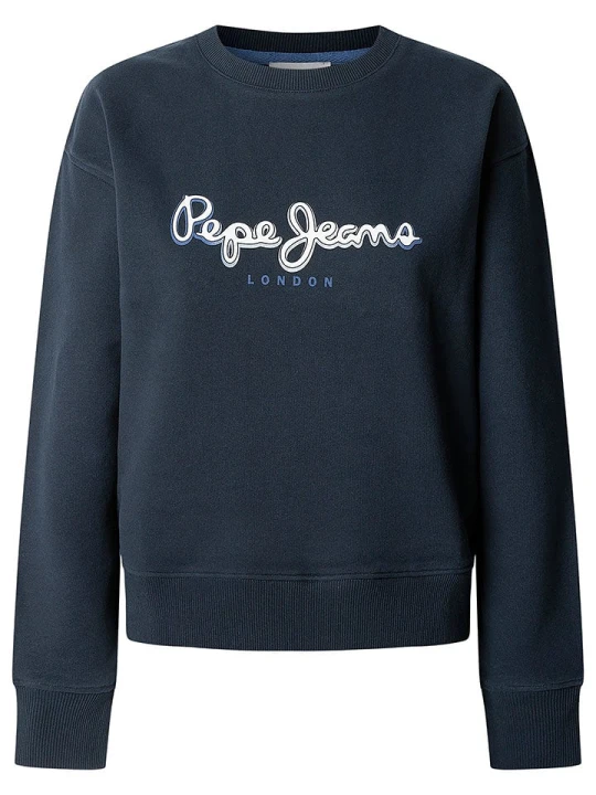 Zdjęcie produktu Pepe Jeans Bluza "Maddy" w kolorze granatowym rozmiar: L