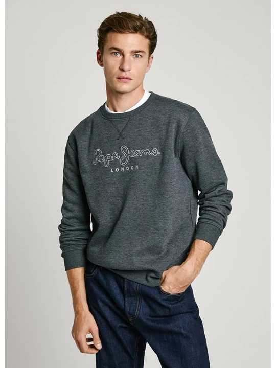 Zdjęcie produktu Pepe Jeans Bluza "New Nouvel" w kolorze antracytowym rozmiar: S