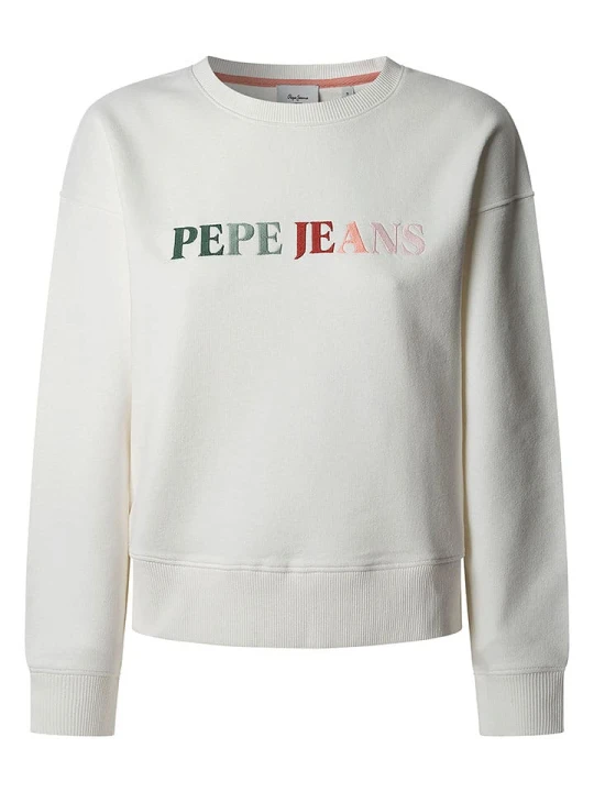 Zdjęcie produktu Pepe Jeans Bluza "Regan" w kolorze białym rozmiar: L