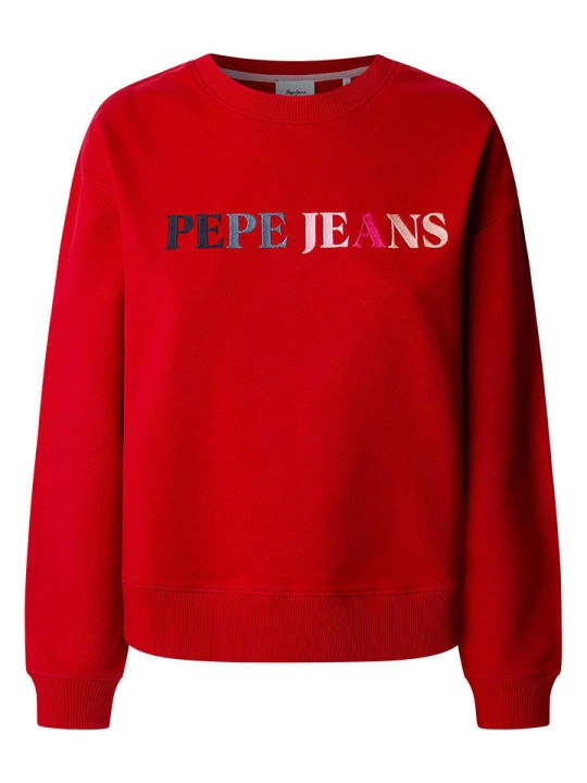 Zdjęcie produktu Pepe Jeans Bluza "Regan" w kolorze czerwonym rozmiar: XL