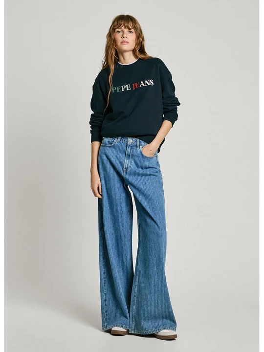 Zdjęcie produktu Pepe Jeans Bluza "Regan" w kolorze granatowym rozmiar: XS
